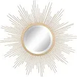 Stonebriar Sunburst Wall Mirror Gold