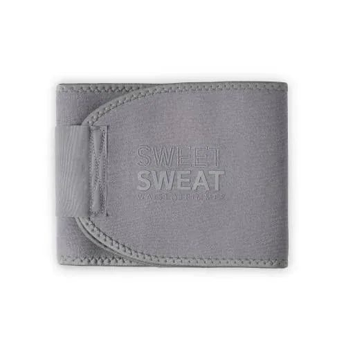 Sweet Sweat Waist Trimmer, by Sports Research - Matte Gray - L, Size: Large