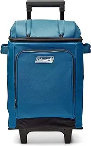 Coleman Chiller 42-Can Soft-Sided Portable Cooler with Wheels - Deep Ocean