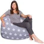 Bean Bag Chair for Kids, Teens, and Adults Includes Removable and Machine Was...