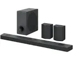 LG Sound Bar with Surround Speakers S95QR - 9.1.5 Channel, 810 Watts Output, Home Theater Audio with Dolby Atmos, DTS:X, and IMAX Enhanced, Black