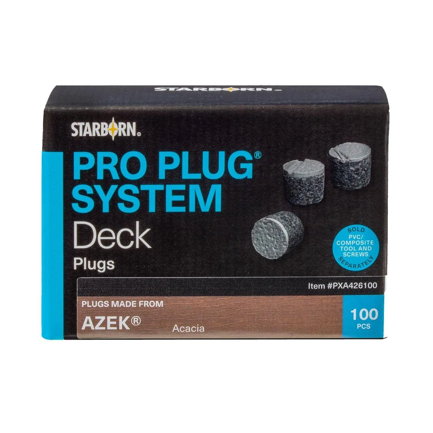 Starborn Pro Plug System Deck Pugs Azek Castle Gate