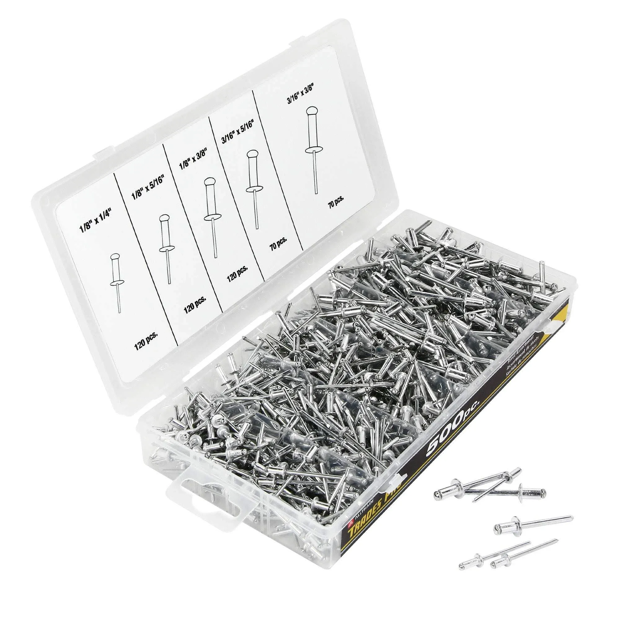 Trades Pro Aluminum Rivet Assortment