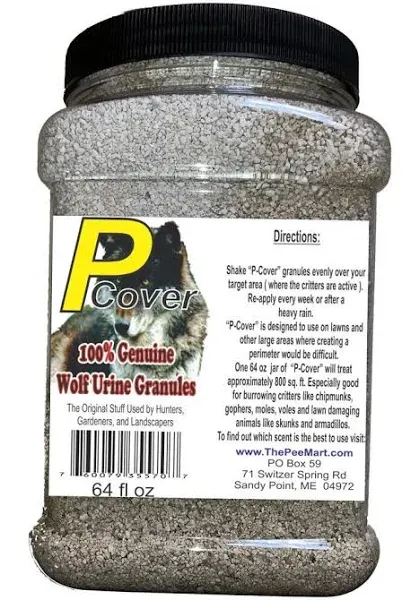 Wolf P-Cover Scent Granules Big 64 fl oz Size!