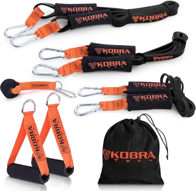 kobra tech Kobra Tech Pull Up Resistance Bands Set for Men &amp; Women - Premium