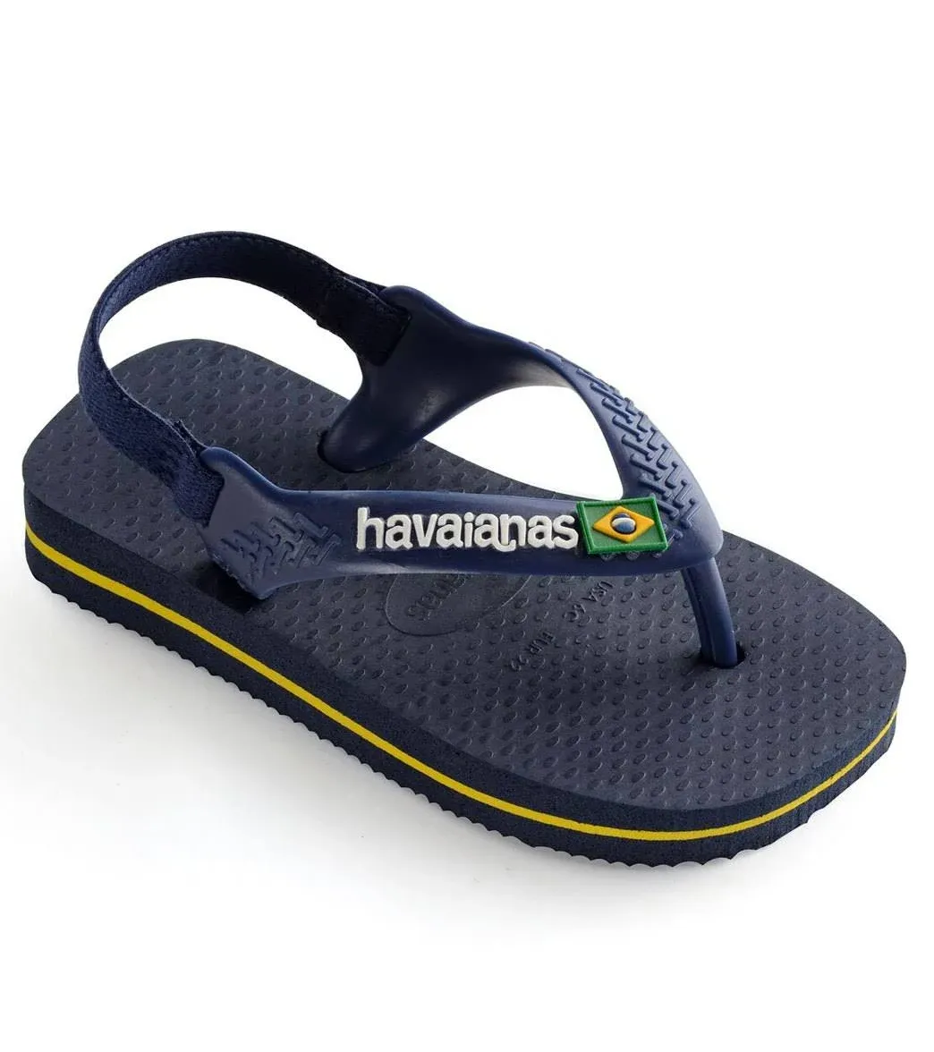 Havaianas Unisex-Child Brazil Logo Flip Flop Sandal