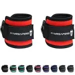 Gymreapers Ankle Straps (Pair) for Cable Machine Kickbacks, Glute Workouts, Lower Body Exercises - Adjustable Leg Straps with Neoprene Padding