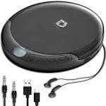 Deluxe Products CD Player Portable with 60 Second Anti Skip, Stereo Earbuds, ...